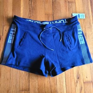 NWT Tommy Hilfiger Navy and White Sweat Short